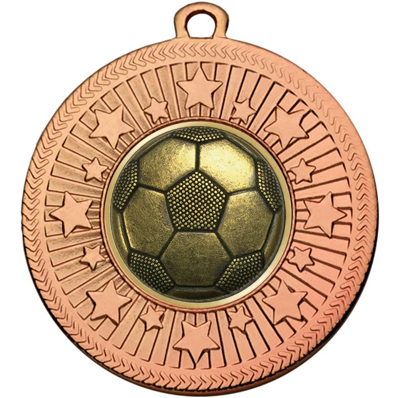 VF Star Football Boot & Ball Medal