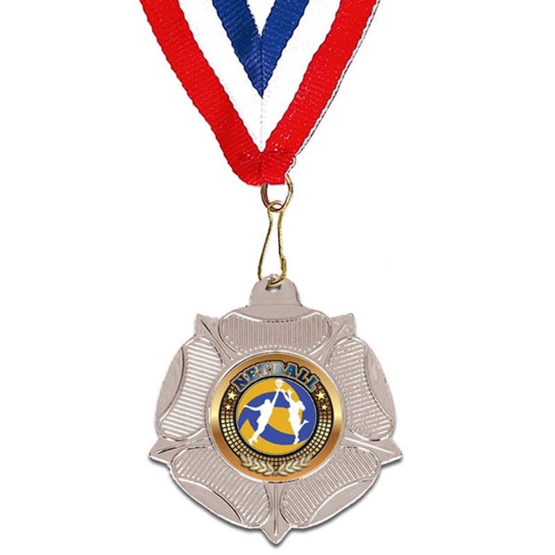 VF50 Netball Tudor Rose with RWB 22