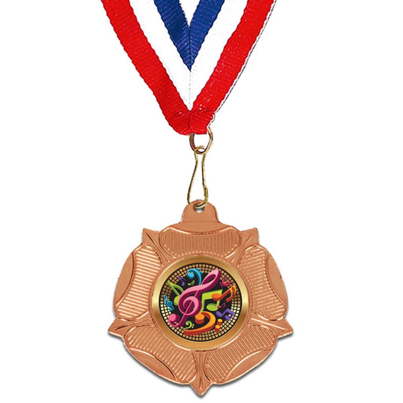 VF50 Music Tudor Rose with RWB 22mm