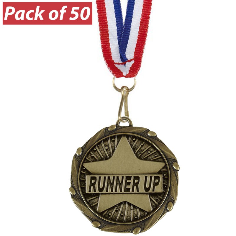 Pack of 50 Runner Up Combo Medals