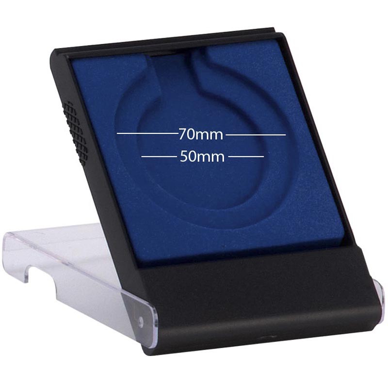 Econ Plastic Clear lid Medal Box