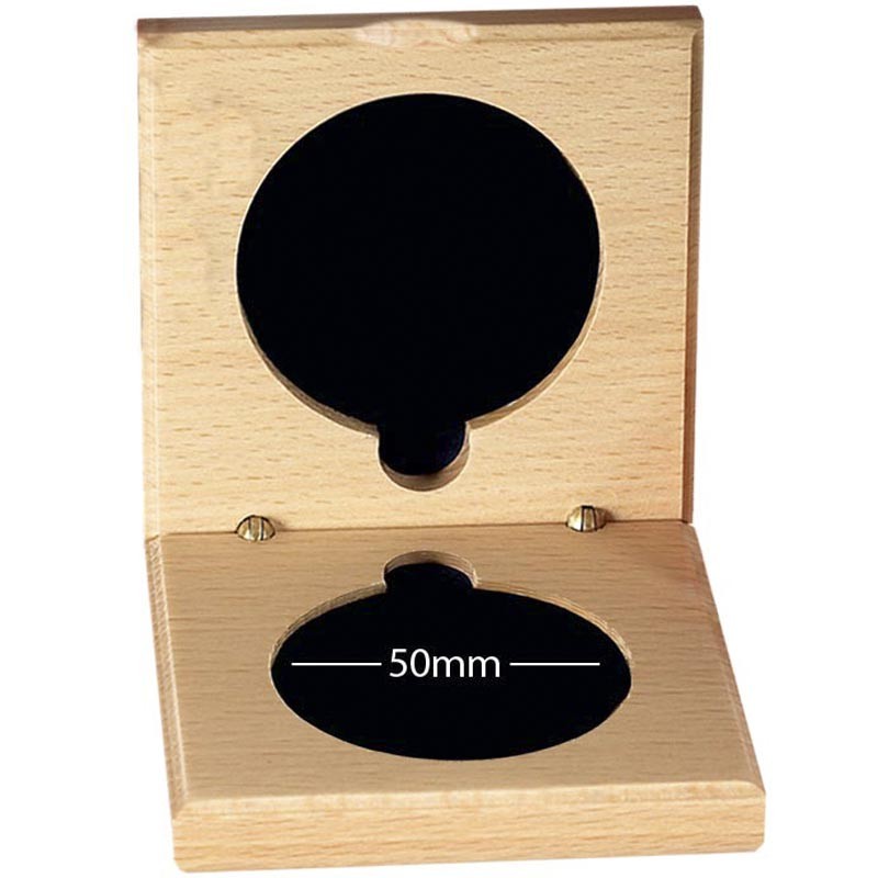 Medal Case50 Natural Wood