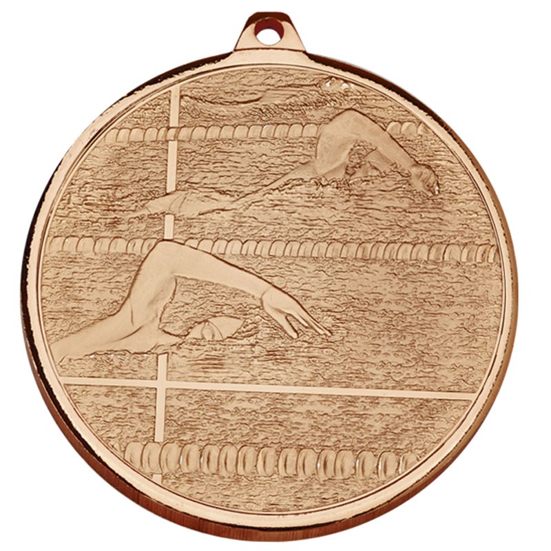 Frosted Glacier Swimming Medal 