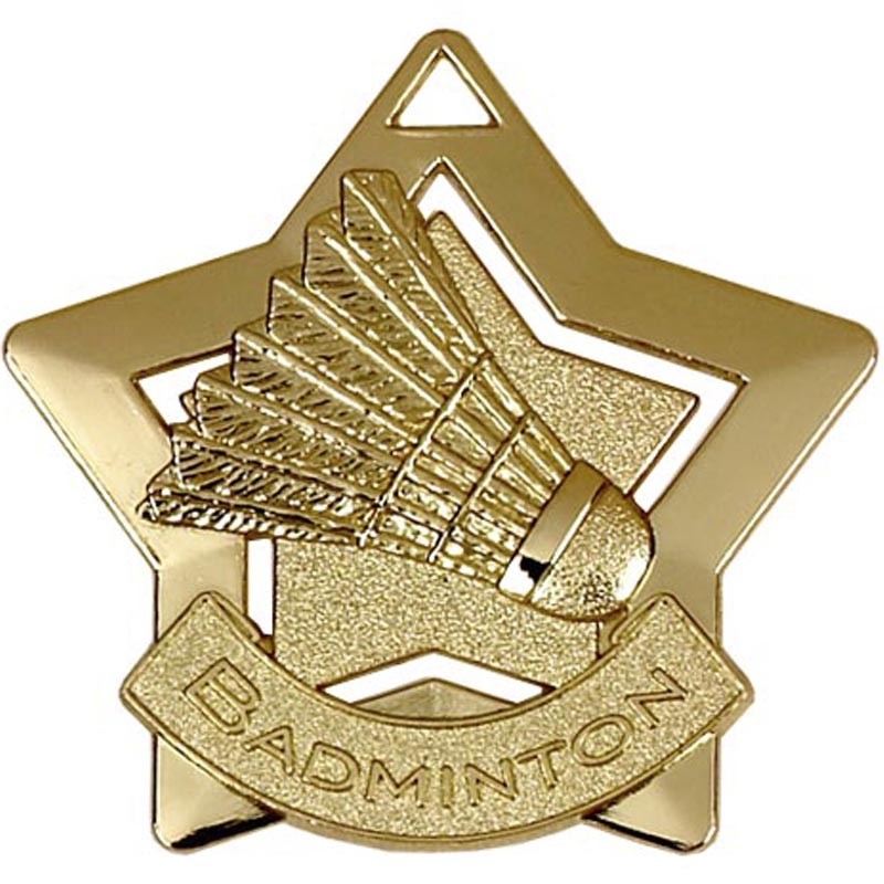 Mini Star Badminton Medal          