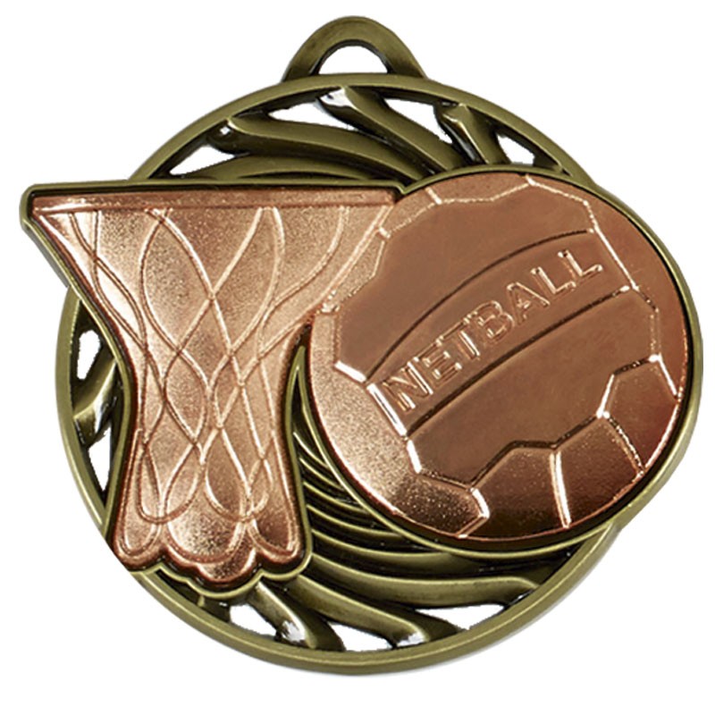 Vortex Netball Medal