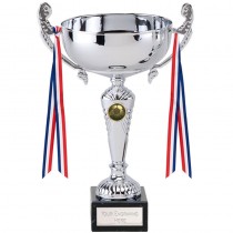Sorrento Silver Football Boot & Bal